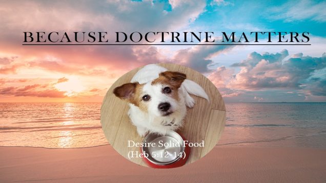 Doctrine Matters Tag